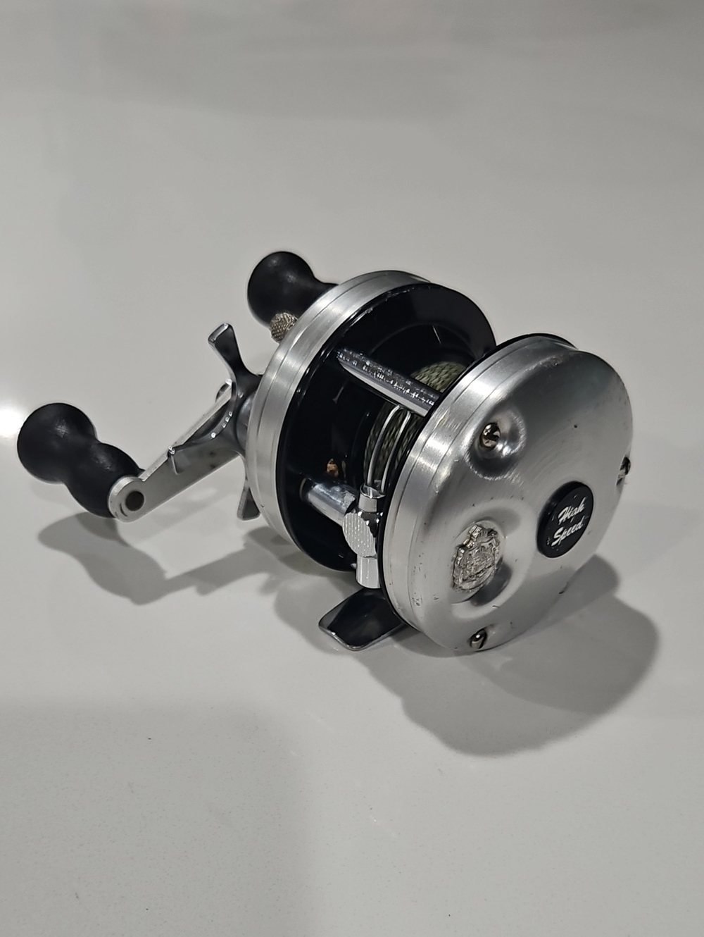 Vtg Abu Garcia 4600c Baitcaster Reel. 
 4600C HIGH SPEED. Euc.